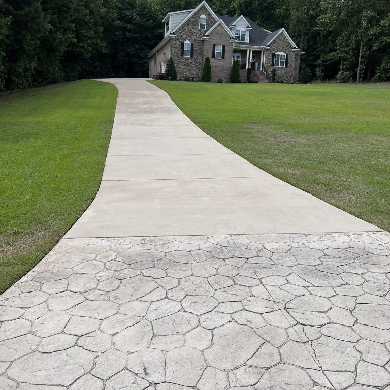 Driveway power washing