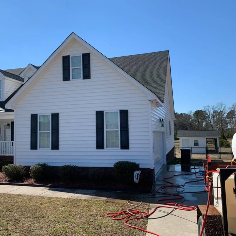 Whole house Pressure Washing