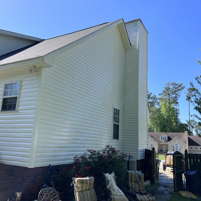 house pressure washing after