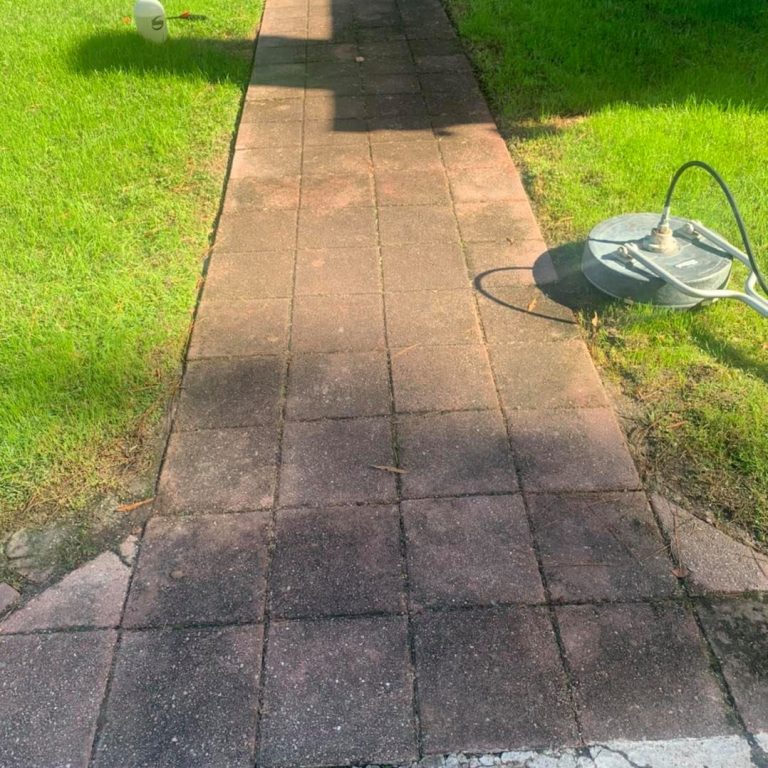 paver cleaning before
